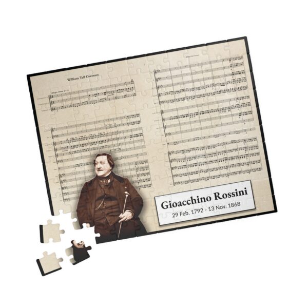 Rossini Puzzle for Kids - William Tell Overture Excerpt - Music Class Activity, Substitute Teacher Resource, Educational Jigsaw Game