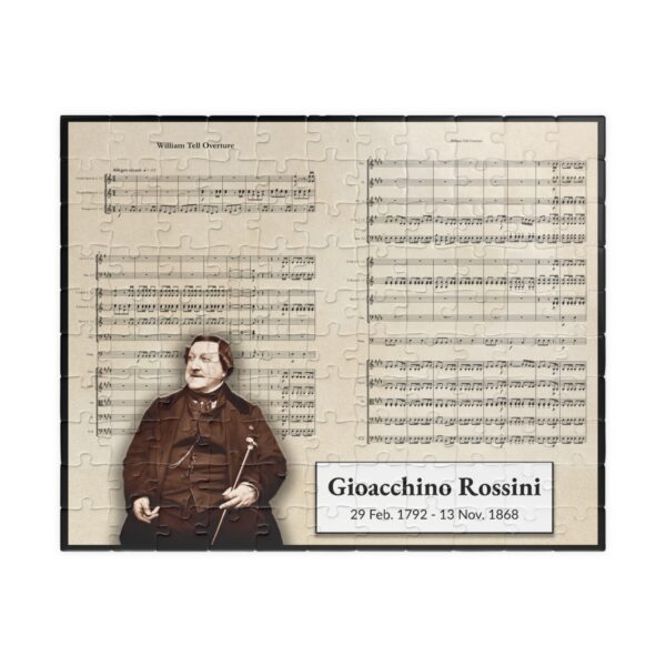 Rossini Puzzle for Kids - William Tell Overture Excerpt - Music Class Activity, Substitute Teacher Resource, Educational Jigsaw Game - Image 2