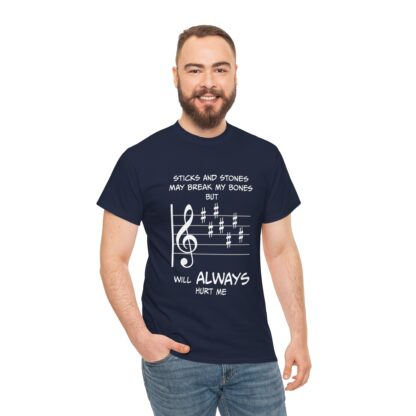 Funny Sticks and Stones Key Signature Shirt, Unisex T-Shirt, Musical Gift, Musician Humor Tee, Musically Inspired Apparel - Image 7