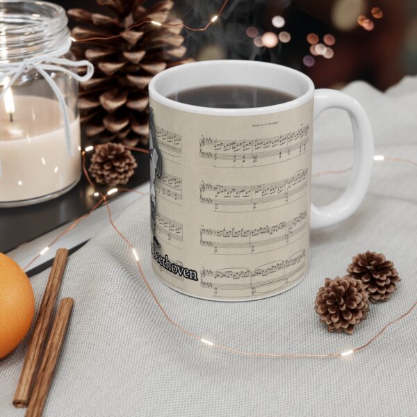 Beethoven Coffee Mug - 11oz - Image 4