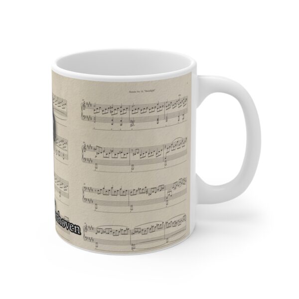 Beethoven Coffee Mug - 11oz - Image 3