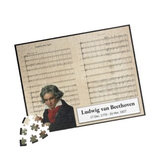 Beethoven Puzzle for Kids - Fifth Symphony Excerpt - Music Class Activity, Substitute Teacher Resource, Educational Jigsaw Game