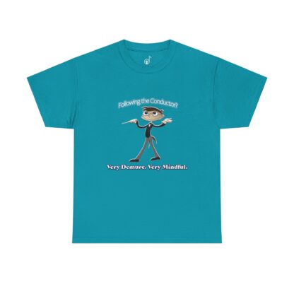 Very Demure Very Mindful Music Conductor Tee, Funny Band Shirt, Music Teacher Present, Music - Image 4