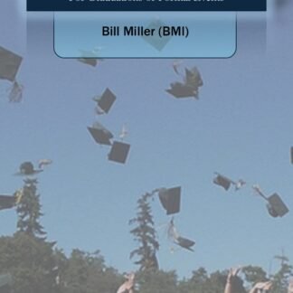 Cover image: 'Reflections' for Graduations or Formal Events by Bill Miller (BMI); graduates throwing caps in the background, Miller Music Creations logo at bottom.